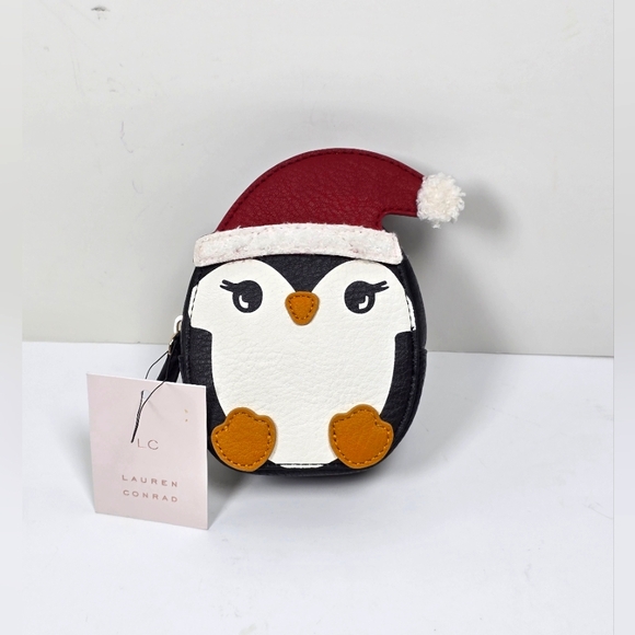 LC Lauren Conrad Handbags - Lauren Conrad Holiday Penguin Coin Purse Nwt